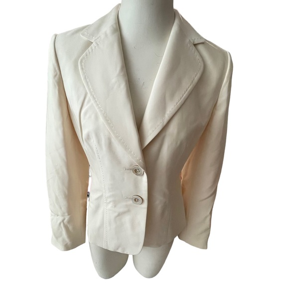 Ann Taylor Women Silk Coat Size 2P - Picture 4 of 14